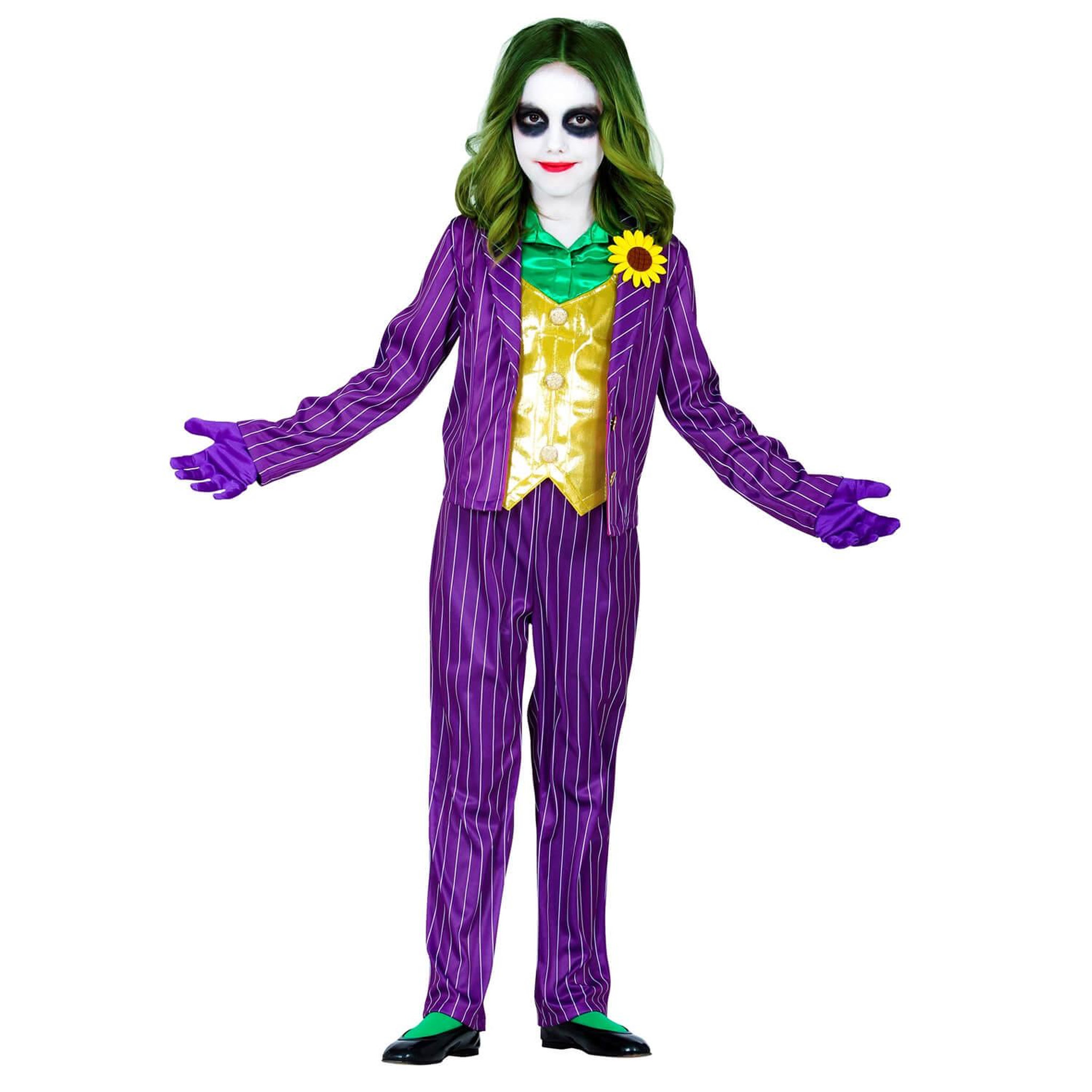 WIDMANN Déguisement clown maléfique - Fille - 11/13 ans (145 à 158 cm)