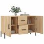 Voir la diapositive 4 : VIDAXL Buffet chene sonoma 100x36x60 cm bois d'ingenierie
