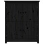 Voir la diapositive 5 : VIDAXL Buffet Noir 83x41,5x100 cm Bois massif de pin