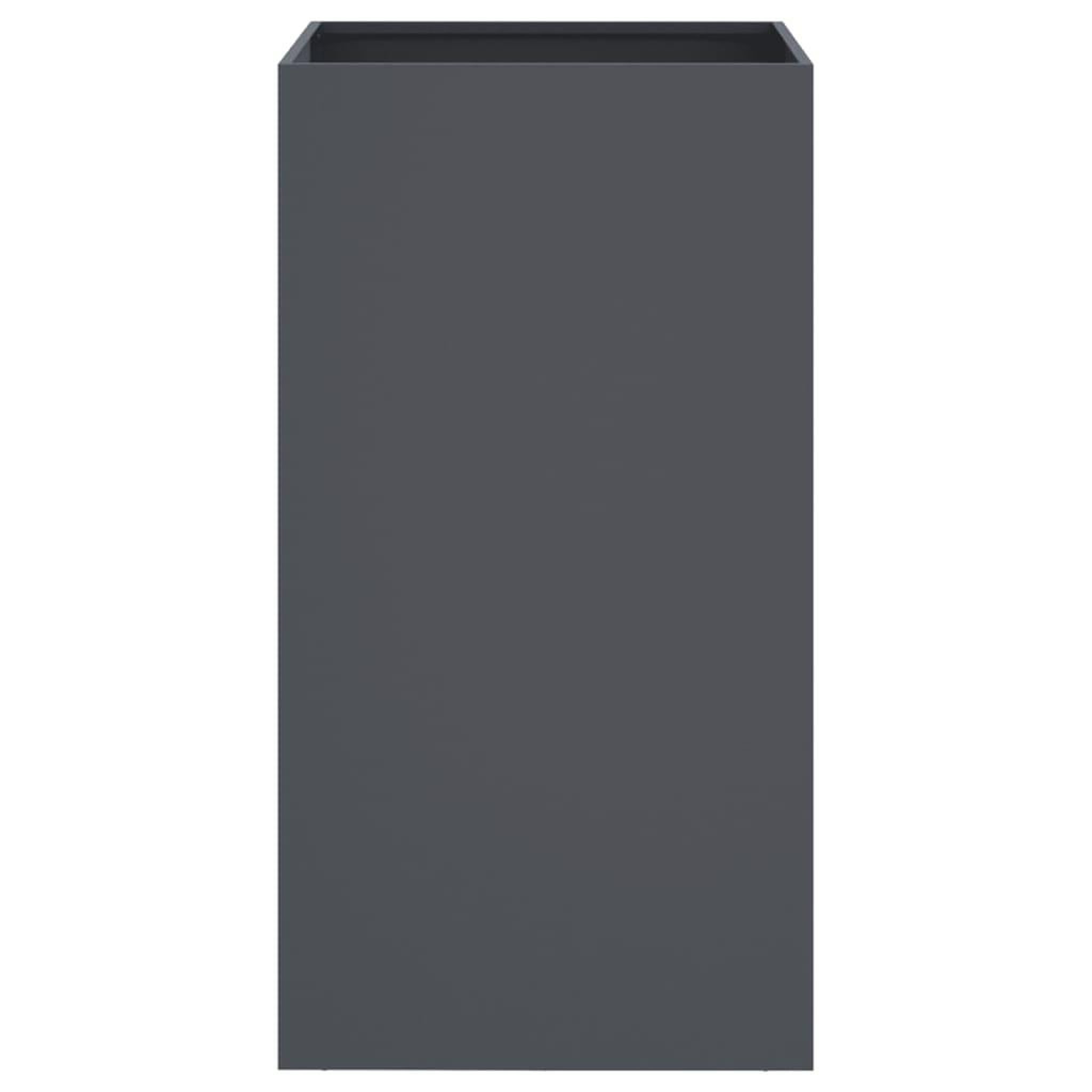 Voir la diapositive 4 : VIDAXL Jardiniere anthracite 42x38x75 cm acier