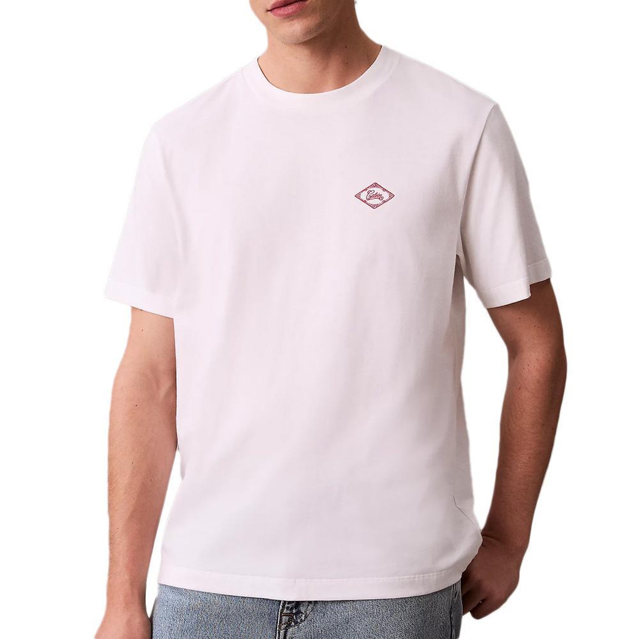Voir la diapositive 1 : CALVIN KLEIN JEANS T-Shirt Blanc Homme Calvin Klein Jeans Matchb