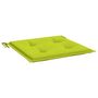 Voir la diapositive 5 : VIDAXL Coussins de chaise de jardin lot de 2 vert vif 50x50x3 cm