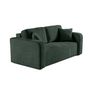 Voir la diapositive 3 : BEST MOBILIER Miro - canapé droit 2 places - en velours texturé