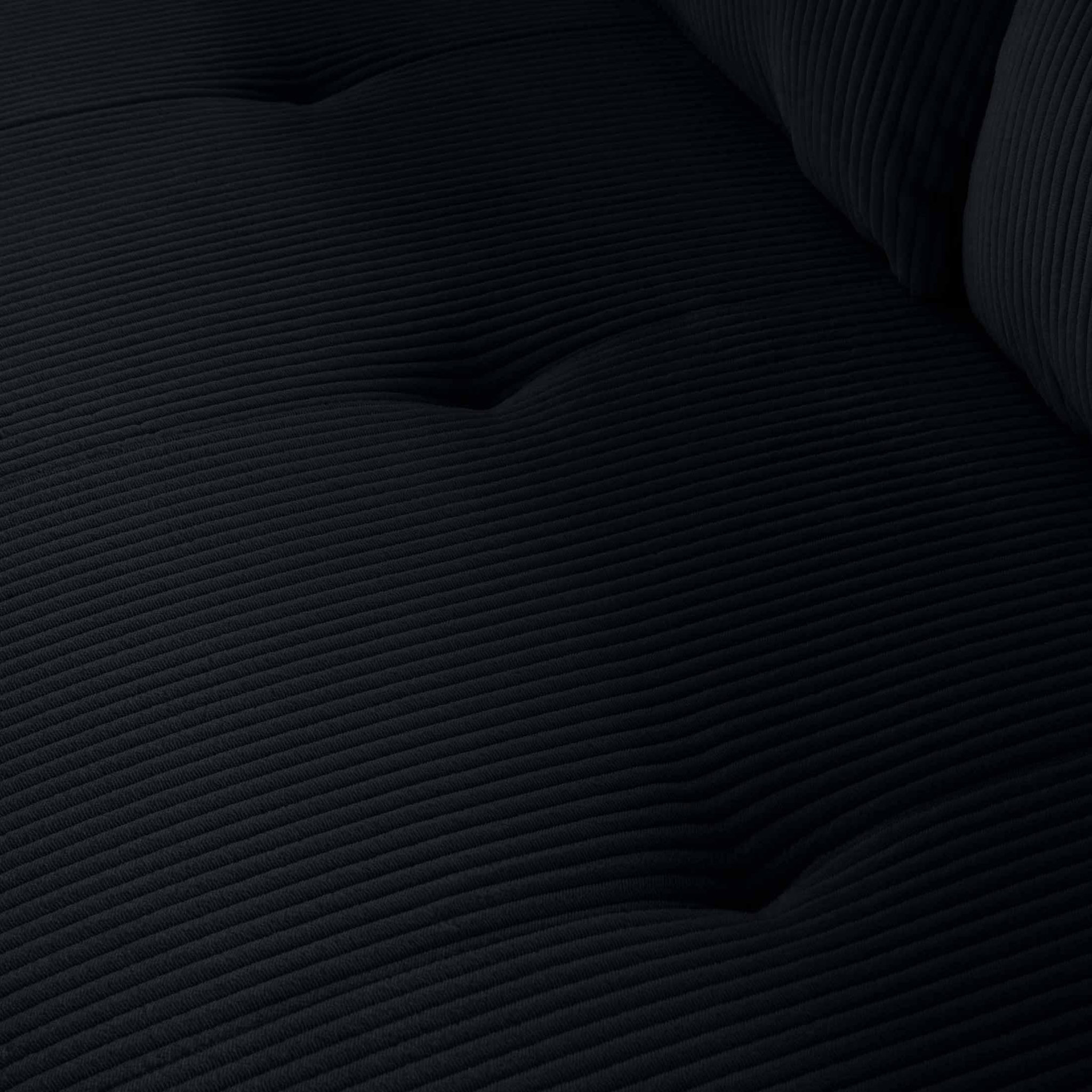 Voir la diapositive 5 : LISA DESIGN Onyx - canapé droit 2 places - en velours côtelé