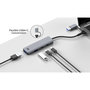 Voir la diapositive 4 : ESSENTIEL B Hub 4 en 1 x2 USB-A + x2 USB-C