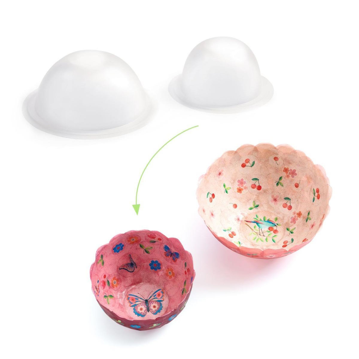 Djeco Dans les airs- creation de coupelles en papier