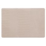 ATMOSPHERA Set Table  Atmosphera 45x30 cm Croco. Coloris disponibles : Beige