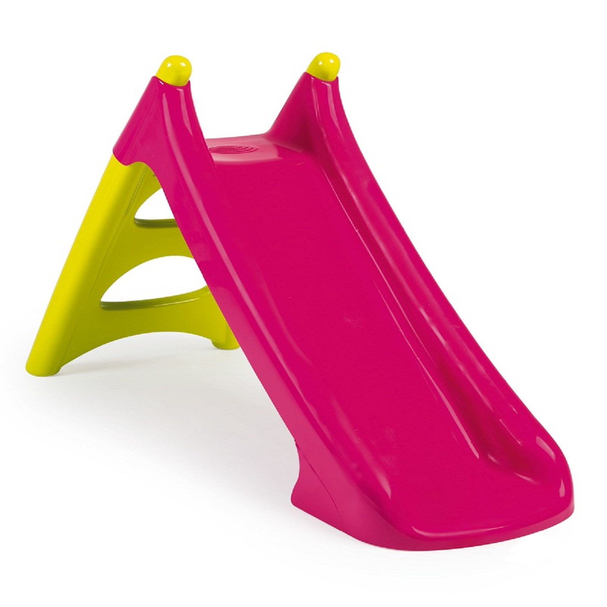Voir la diapositive 1 : SMOBY Toboggan XS Jaune et rose