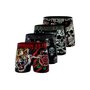 Voir la diapositive 1 : FREEGUN Lot de 4 boxers enfant Rock Skull