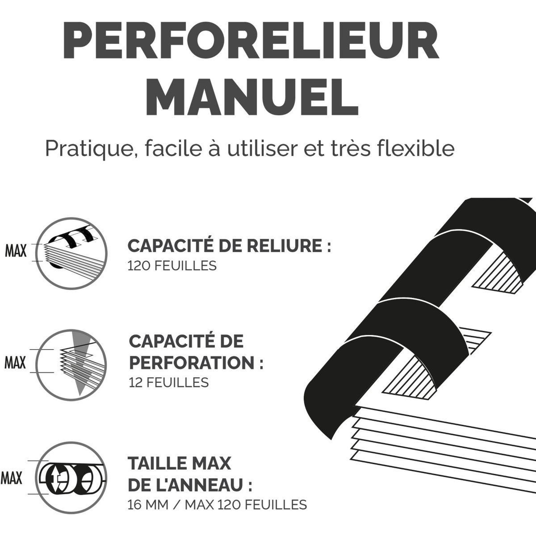 Voir la diapositive 2 : Fellowes Relieuse Starlet 2+ A4