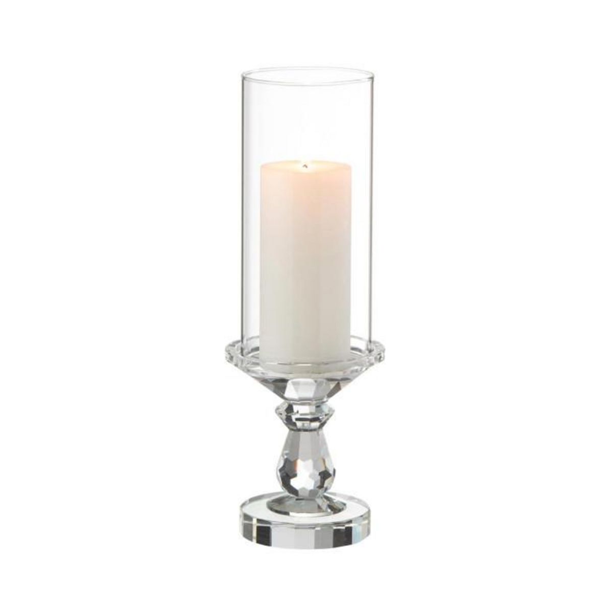 Paris Prix Photophore Design en Cristal  Marie  35cm Transparent