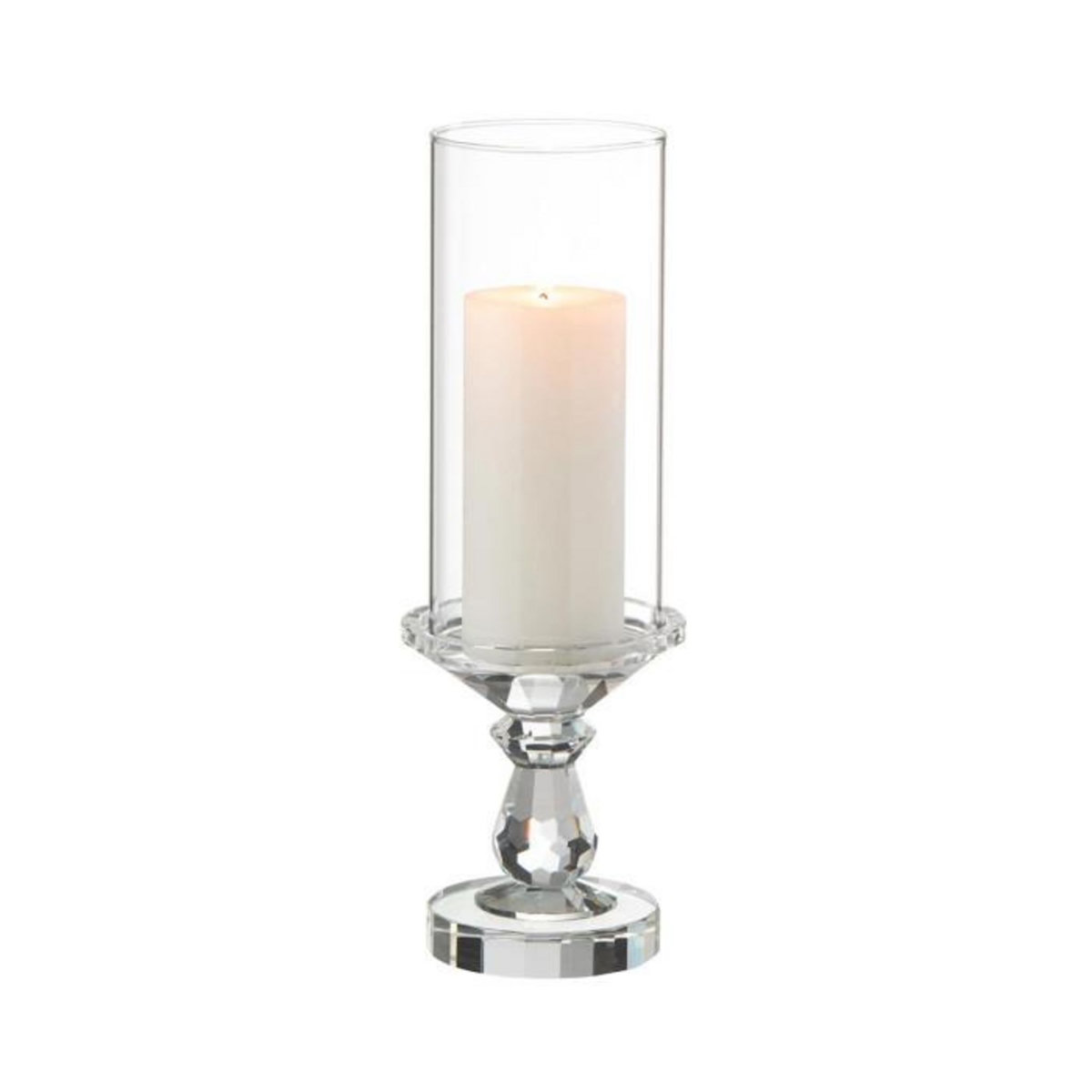 Paris Prix Photophore Design en Cristal  Marie  35cm Transparent