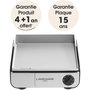 Voir la diapositive 2 : LAGRANGE Plancha électrique Pro 35S noir à poser, 40x35 cm + kit d'accessoires