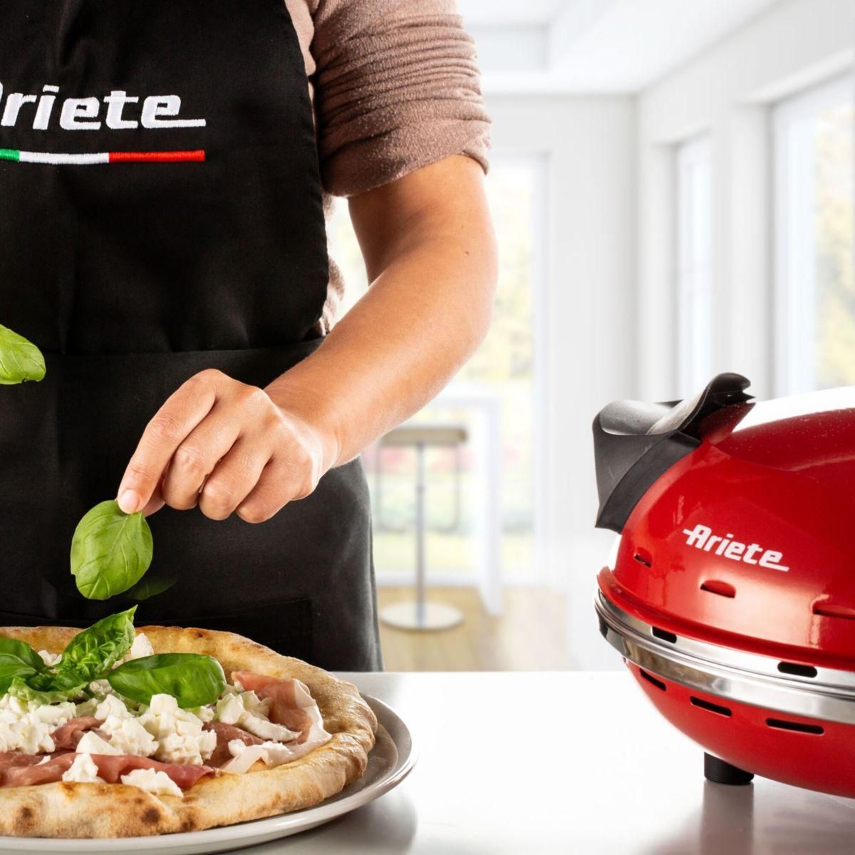 ARIETE Four à pizza électrique Da Gennaro 909ROUGE