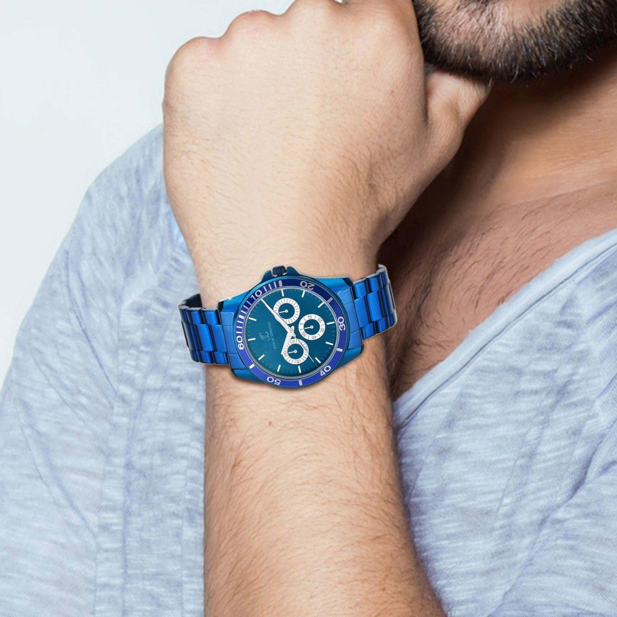 Voir la diapositive 2 : SC CRYSTAL Montre homme quartz par Pascal Szerman