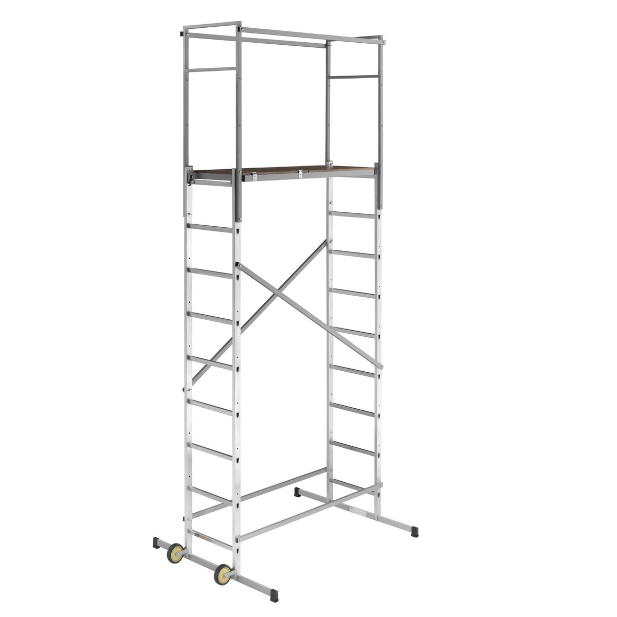 HAILO Echafaudage roulant d'escalier 5m en aluminium - HOBBYSTEP H5