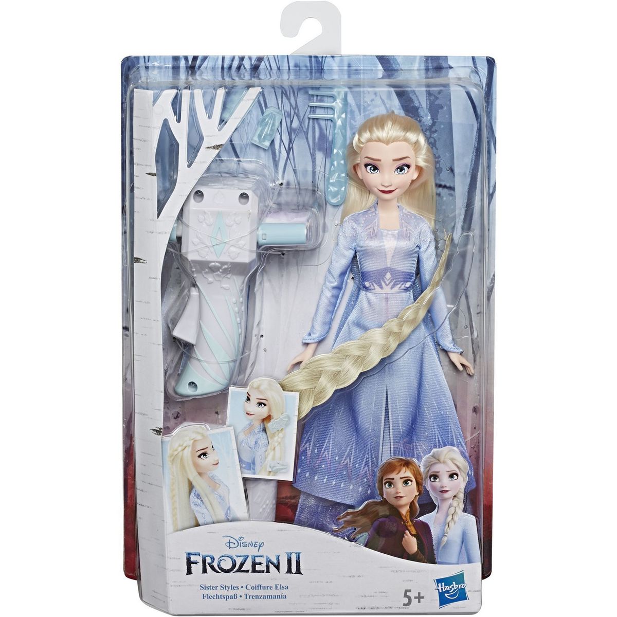 HASBRO Poupée Coiffure Elsa - Reine des neiges 2