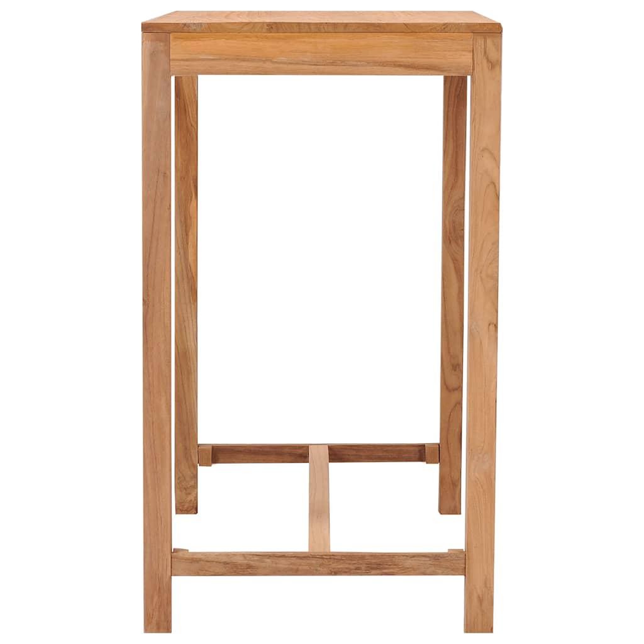 Voir la diapositive 3 : VIDAXL Table de bar de jardin 110x60x105 cm bois de teck solide