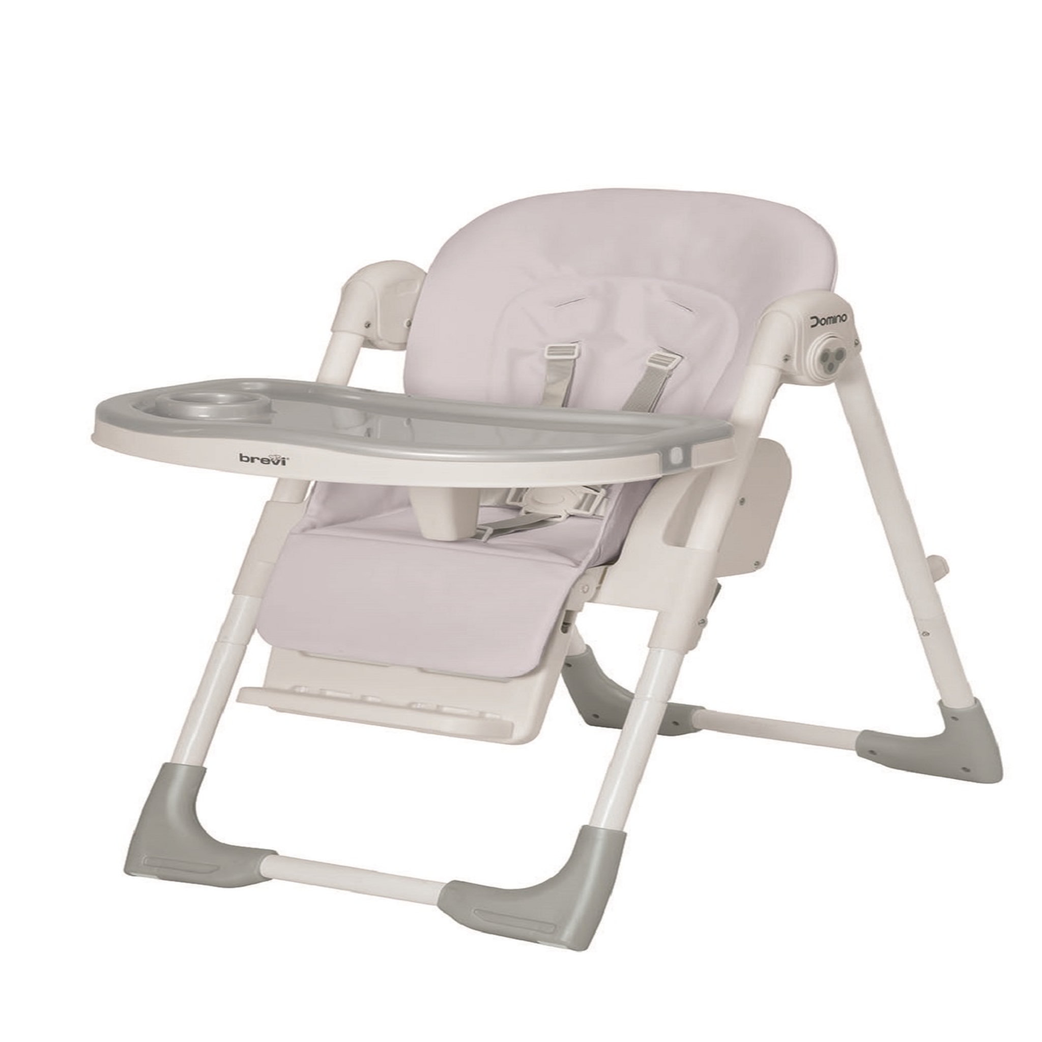 Voir la diapositive 3 : BREVI Chaise haute multipositions Domino