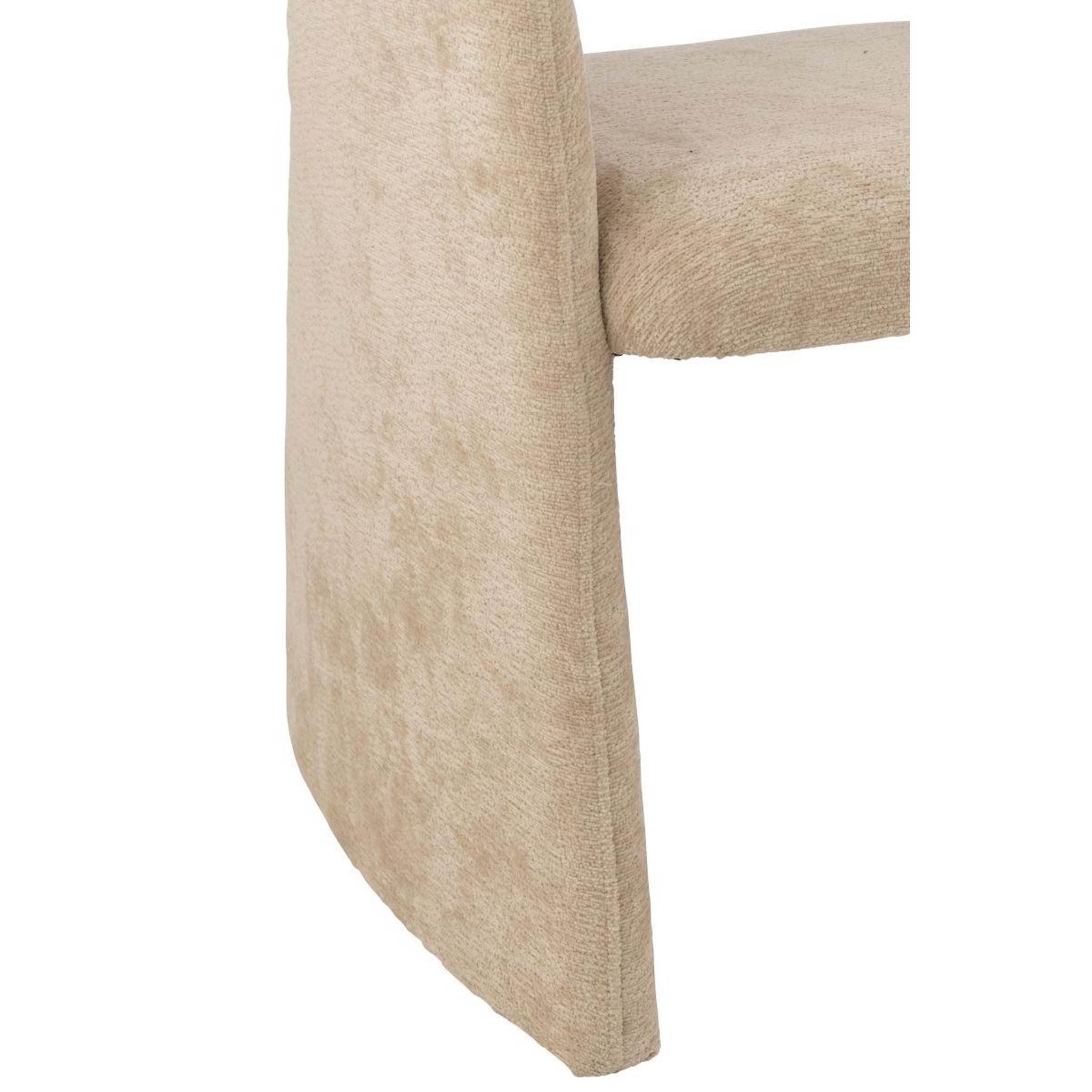 Voir la diapositive 5 : J-LINE Fauteuil design  anise  80cm beige