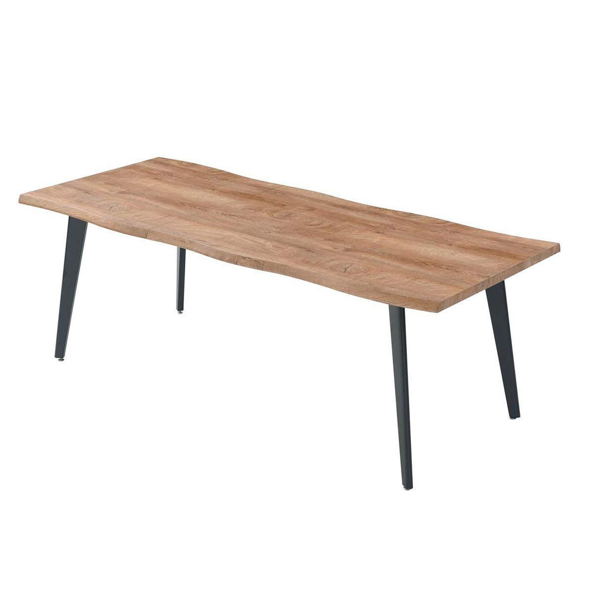 The Home Deco Factory Table de repas extensible  forest  150-210cm naturel
