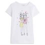 Voir la diapositive 1 : INEXTENSO T-shirt manches courtes blanc fille 