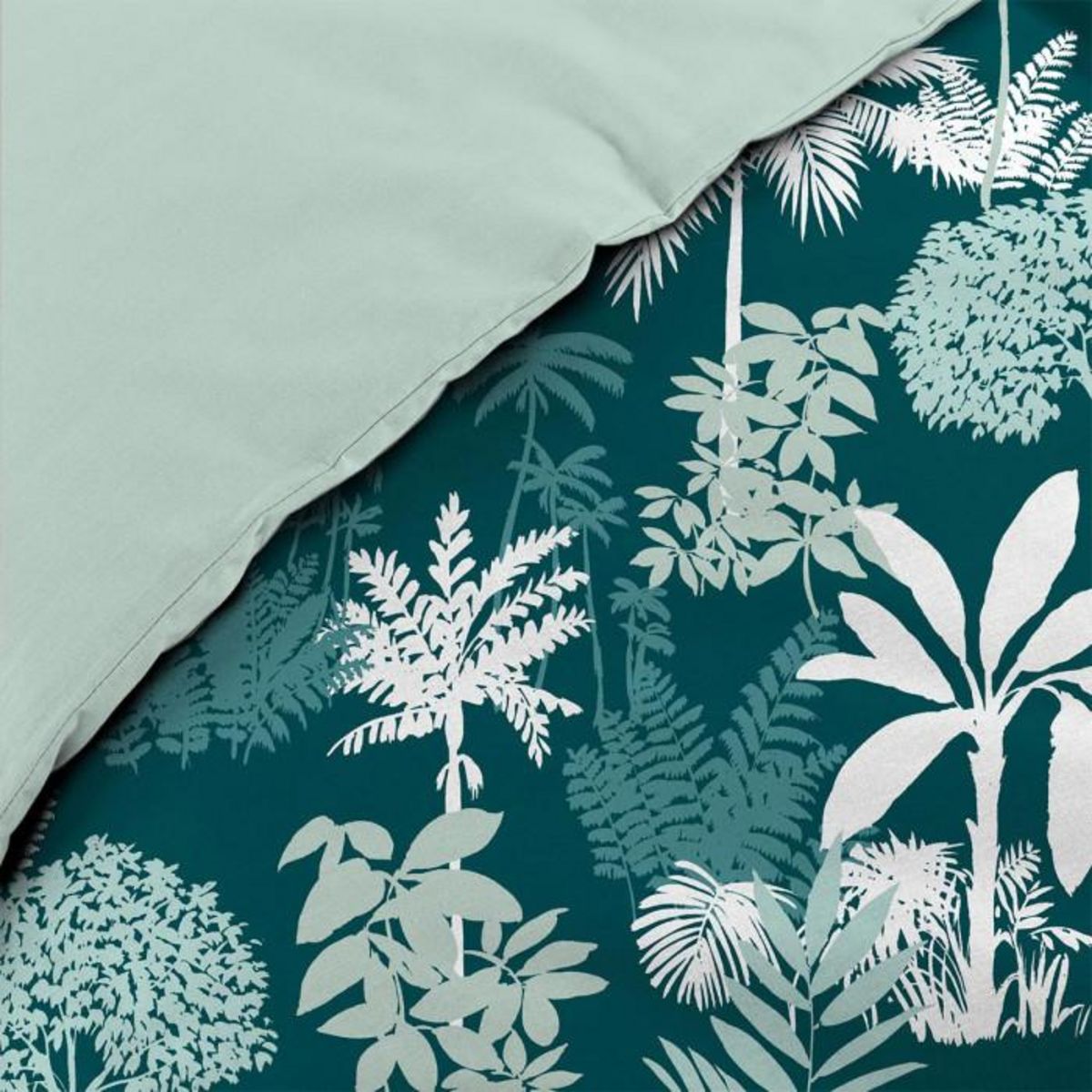 Paris Prix Parure de Lit 3 Pièces  Scarlett  240x220cm Émeraude