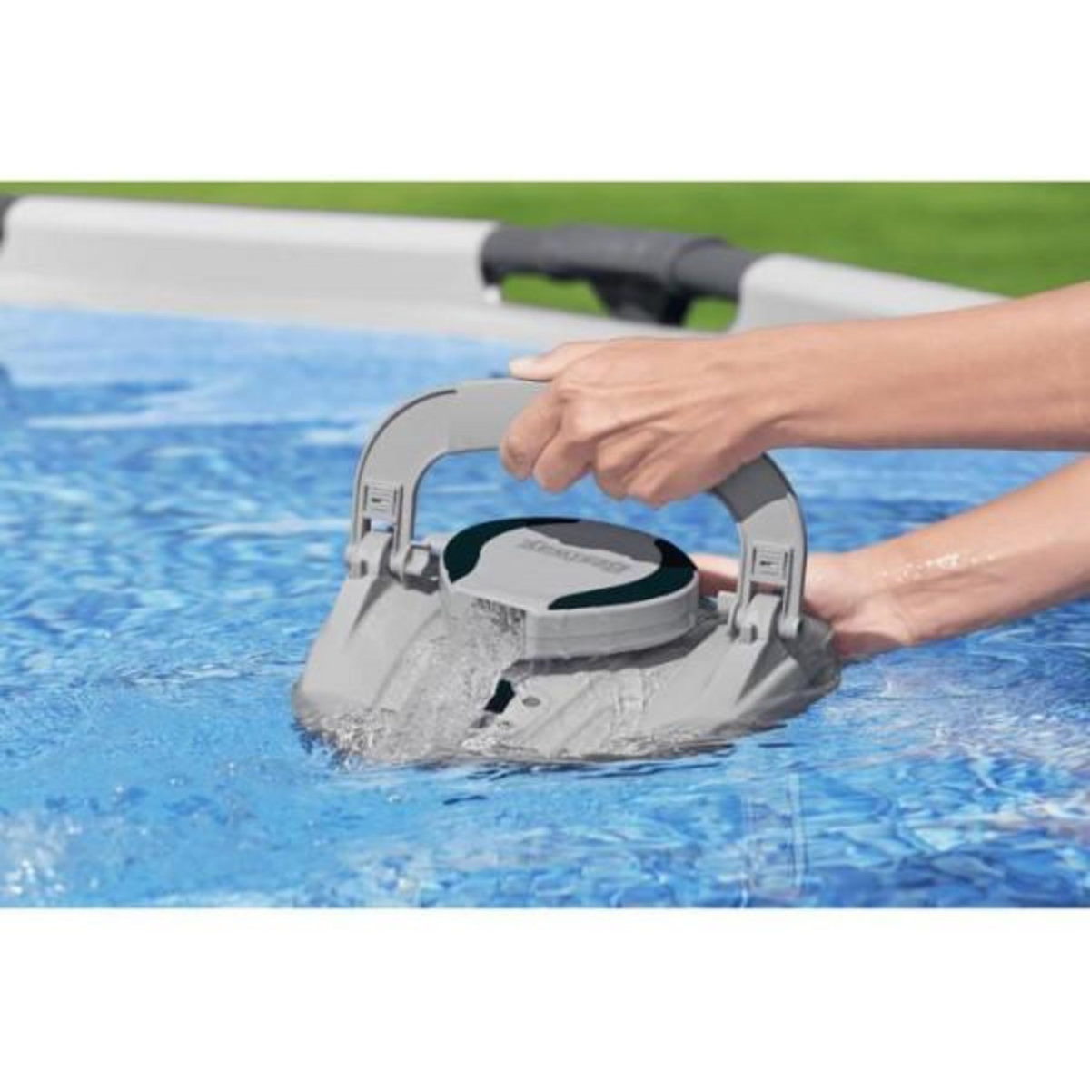 BESTWAY Robot piscine - Bestway - Quartz - Rechargeable et autonome - jusqu'a 10m²