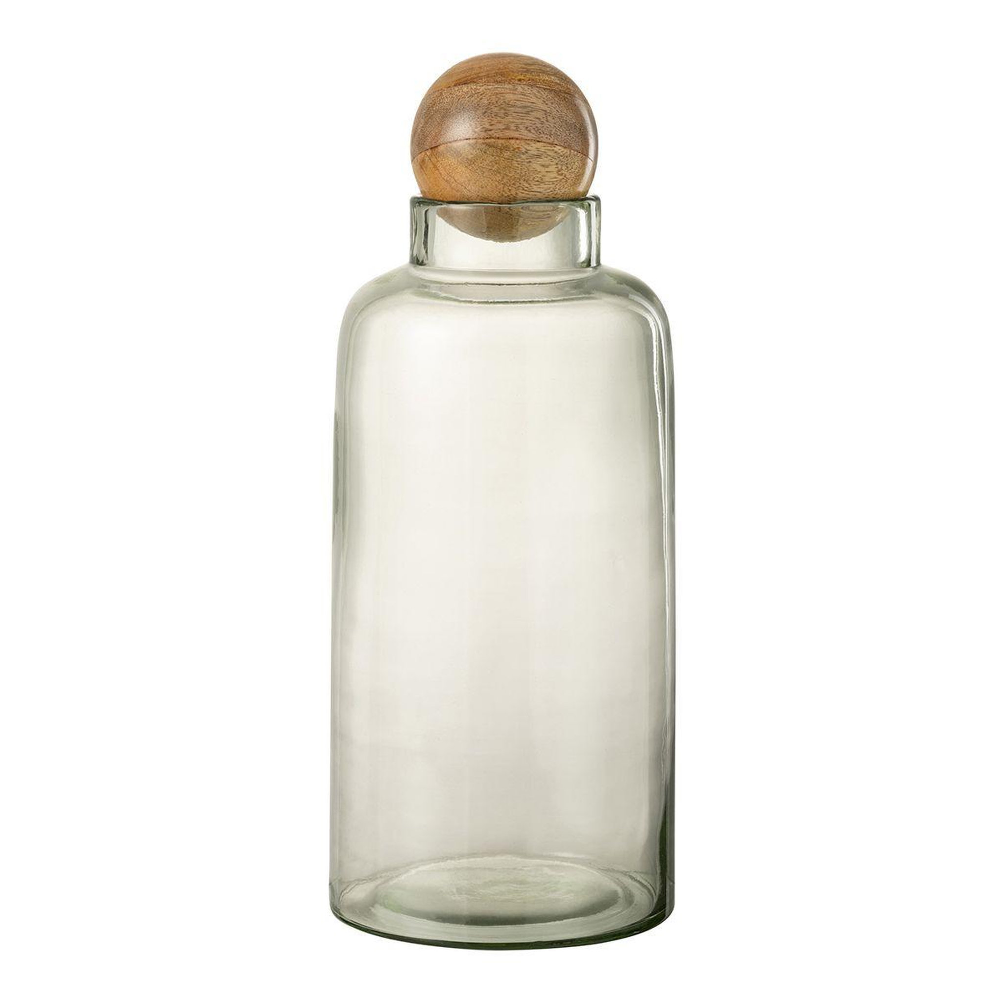 J-LINE Vase déco en verre  clarissa  36cm transparent
