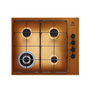 Voir la diapositive 1 : ELECTROLUX Table de cuisson gaz 60cm 4 feux - EGS6414T