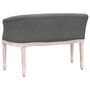 Voir la diapositive 5 : VIDAXL Banc Gris fonce 98x56x69 cm Tissu