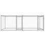 Voir la diapositive 4 : VIDAXL Cage pour chien avec portes gris 4x2x1,5 m acier galvanise