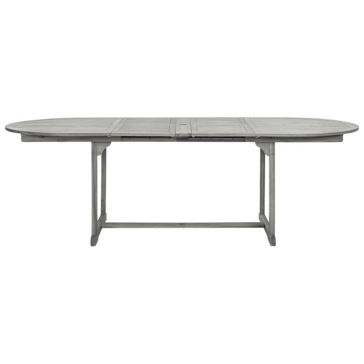VIDAXL Table a dîner de jardin (160-240)x100x75cm Bois d'acacia massif