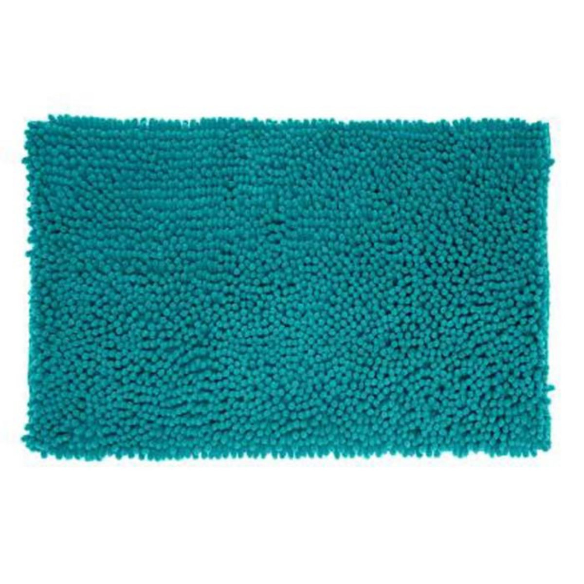 Paris Prix Tapis de Salle De Bain Maxi  Chenille  50x80cm Turquoise