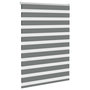 Voir la diapositive 3 : VIDAXL Store zebre gris fonce largeur du tissu 90,9 cm polyester