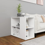 VIDAXL Armoire laterale Blanc 60x30x50 cm Agglomere