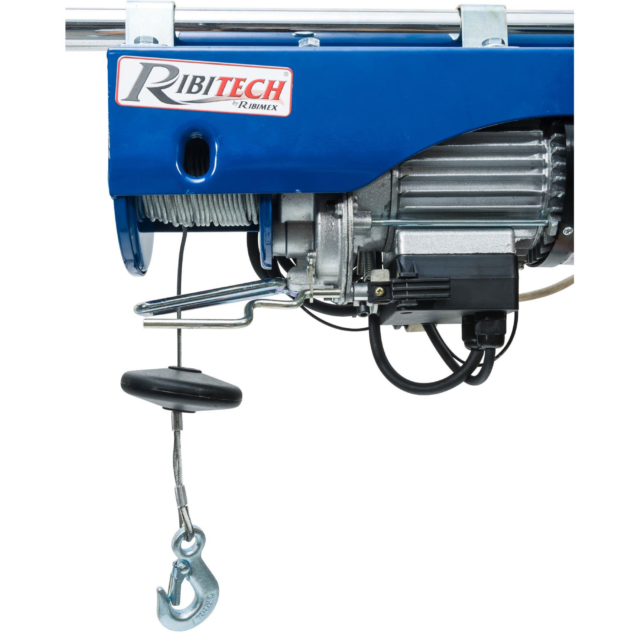 Voir la diapositive 4 : Ribimex Palan électrique 480w noir - pe100/200pt