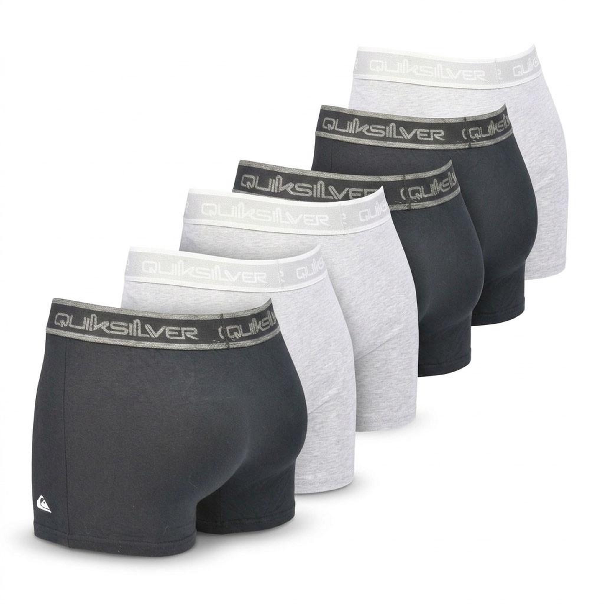 Voir la diapositive 5 : QUIKSILVER Quiksilver Pack de 6 Boxers Homme Coton Stretch Logo