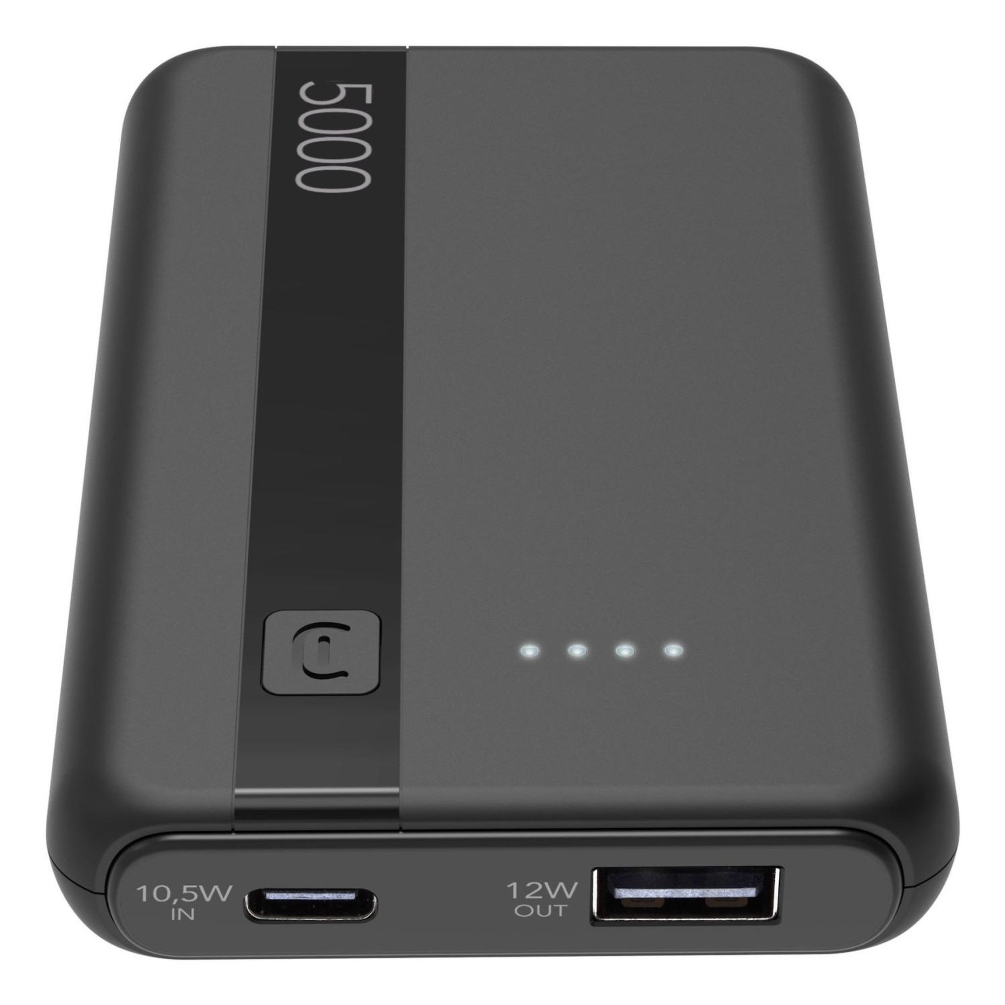 CELLULAR LINE Cellularline PBENTRY5000K banque d'alimentation électrique Lithium-Ion (Li-Ion) 5000 mAh Noir