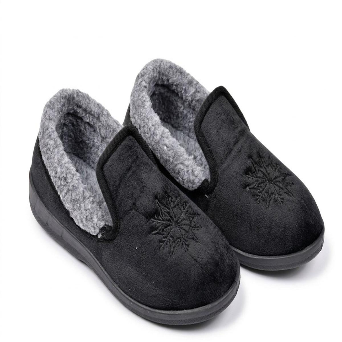 OZABI OZABI Pantoufles Femme Velours Charentaises Chaudes Antidérapantes