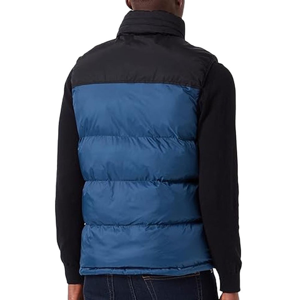 Schott Doudoune sans manche Noir/Bleu Homme Schott Utahv