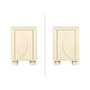 Voir la diapositive 6 : SWEEEK Table de chevet décor bois beige 1 porte réversible Pondi
