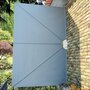 VIDAXL Auvent lateral pliable de terrasse Gris 300 x 200 cm