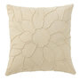 Voir la diapositive 1 : Paris Prix Coussin Déco  Fleur  43x43cm Blanc