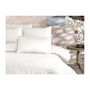Voir la diapositive 4 : GENERIQUE Parure de lit - 1 housse de couette 220 x 240 cm + 2 taies d'oreiller 60 x 60 cm - 80% coton, 20% polyester - Creme