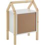 Voir la diapositive 8 : Table de chevet enfant  2 tiroirs L46cm CLEM