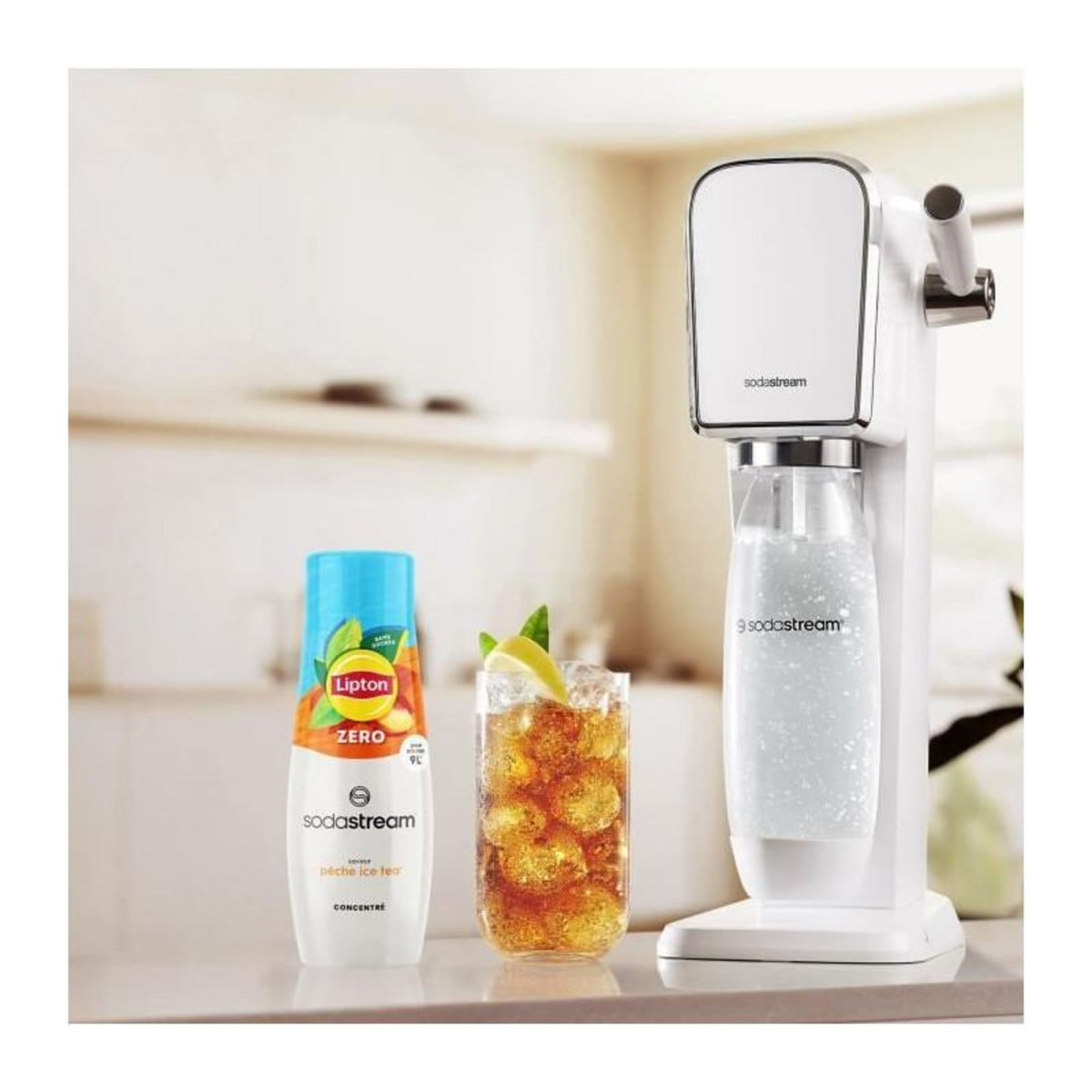 SODASTREAM Lot de 6 Concentrés Lipton Ice Tea saveur Peche zéro sucres SODASTREAM - 440ml