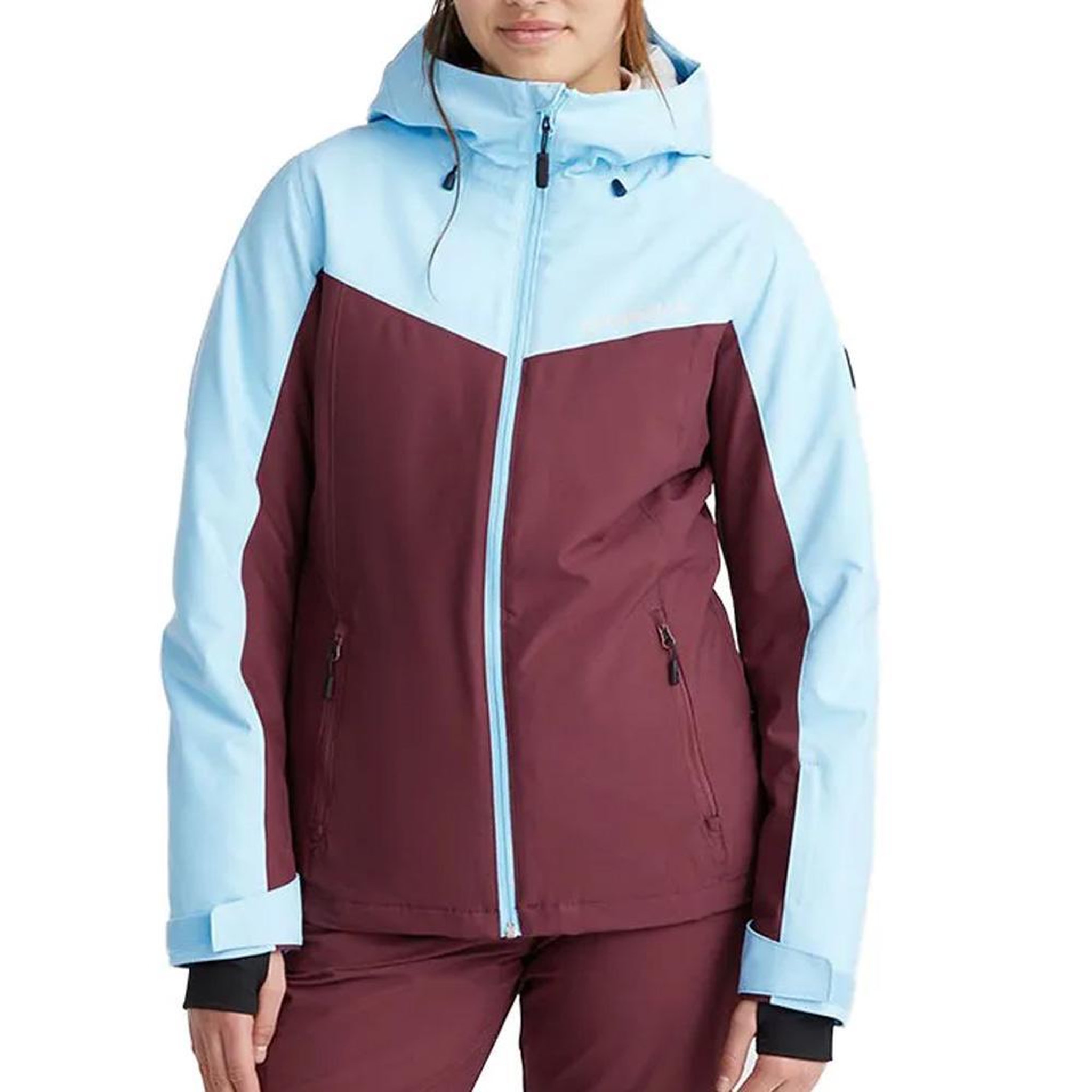 Voir la diapositive 2 : O'NEILL Manteaux Turquoise/Bordeaux Femme O'Neill Aplite