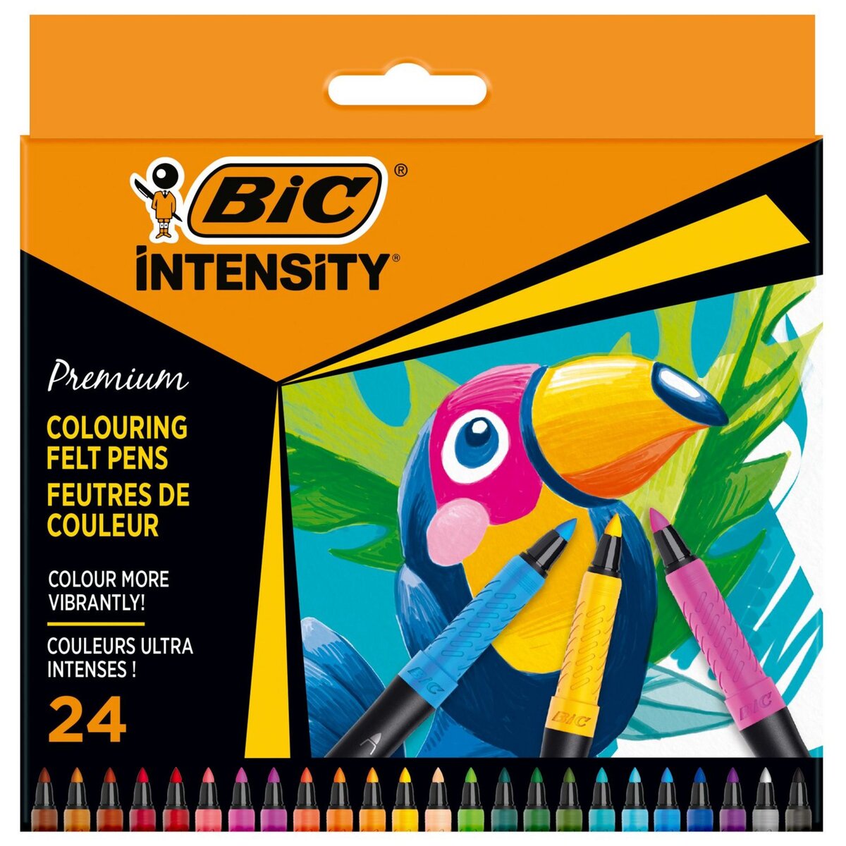 BIC Color UP! Intensity - 24 Feutres - couleurs assorties Pas Cher