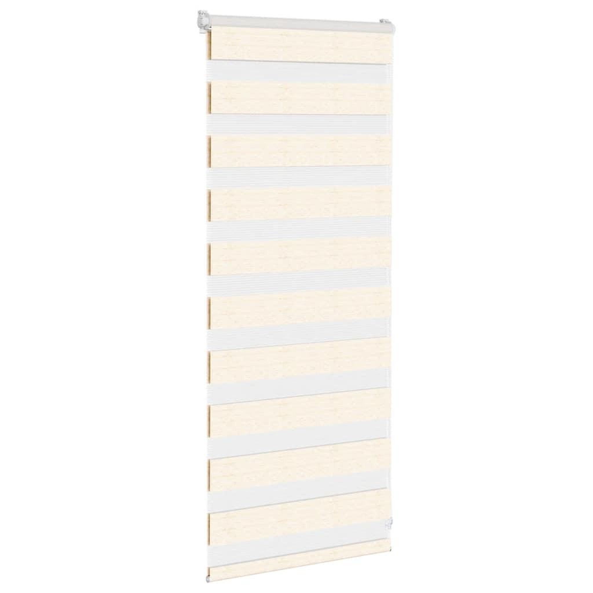Voir la diapositive 3 : VIDAXL Store zebre beige marbre largeur du tissu 55,9 cm polyester